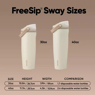 Owala FreeSip Sway 30oz (887ml) แก้วน้ำสแตนเลสหุ้มฉนวน ระบบล็อกนิรภัยพิเศษ