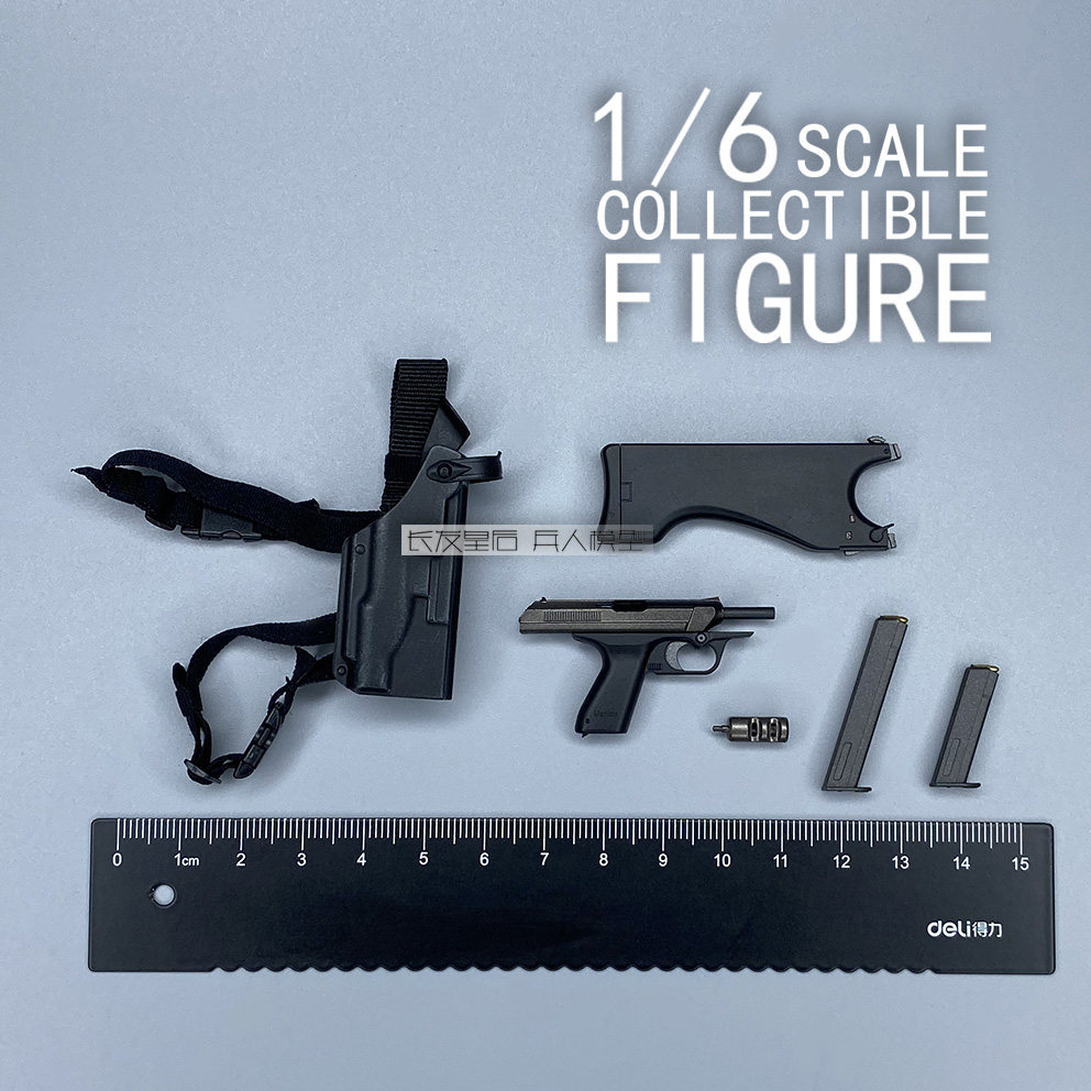 [ข้อเสนอพิเศษ] พร้อมสต็อก 1/6 ทหาร 40 ซม. ตุ๊กตา DAM Resident Evil โมเดล Sub-Weapon ของแท้