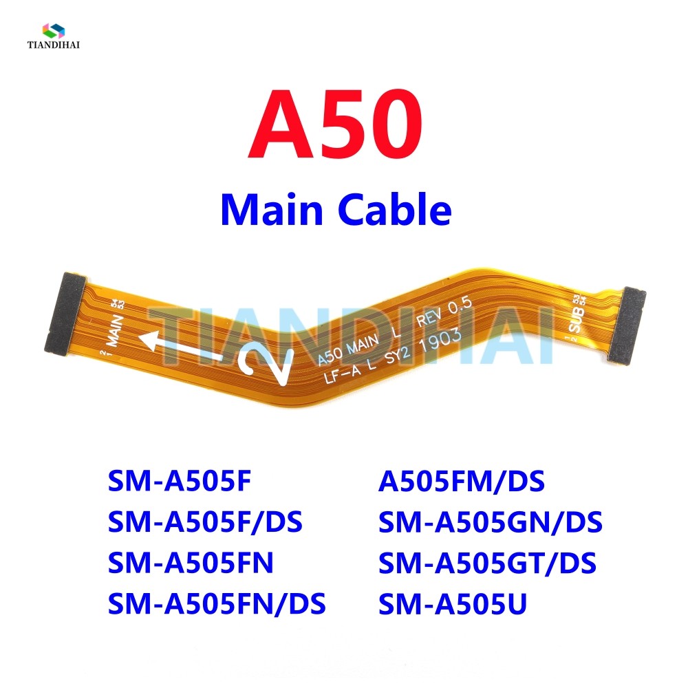 ขั้วต่อเมนบอร์ดชาร์จ Flex สําหรับ Samsung Galaxy A50 A505F A505F/DS SM-A505U A505FM/DS A505 หลัก SUB