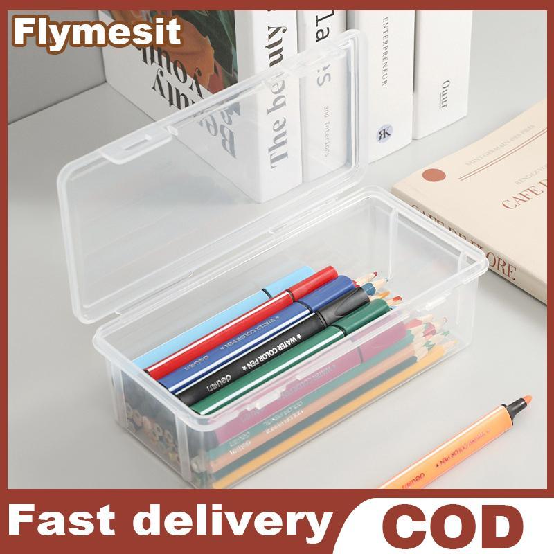 Flymesit กล่องดินสอโปร่งใส สําหรับดินสอสี เด็ก วาดร่าง EN