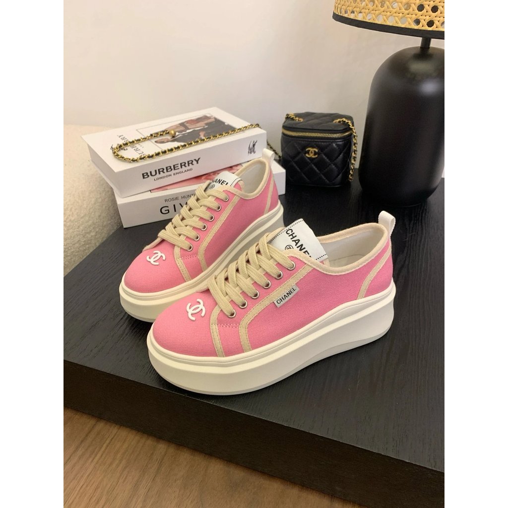 รองเท้ากีฬา.CHANEL พื้นหนา สำหรับไซส์ 35-39