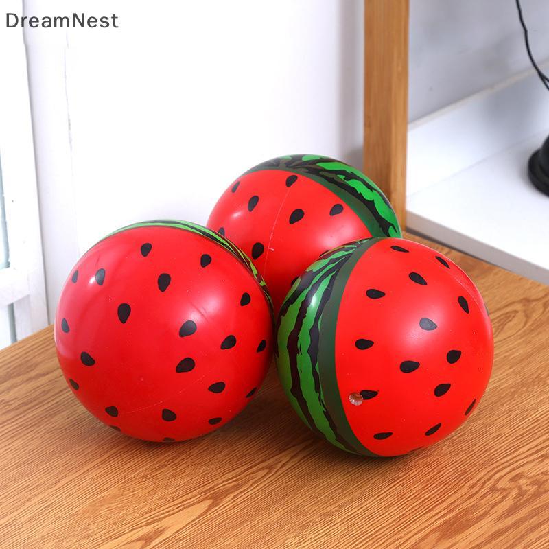 [DreamNest] ลูกแตงโมเป่าลม 5 นิ้วลูกบอลหนังเด็กอนุบาลเด็กทารกของเล่นกีฬา PVC Ball (th)
