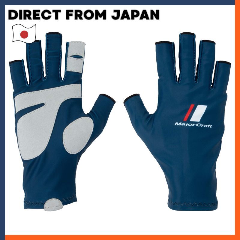 Major Craft UV Cut Summer Fishing Gloves
