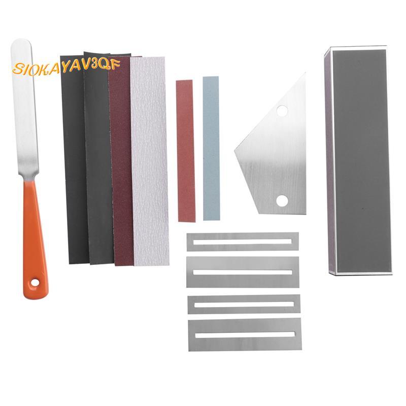 13 ชิ้นกีตาร์ Luthier เครื่องมือกีตาร์ Fret ไฟล์กีตาร์ Fret Leveling Beam Fingerboard Guard Fret Roc