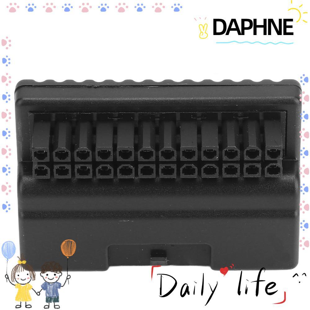 อะแดปเตอร์ DAPHNE ATX 24Pin, การออกแบบมุมขวา 24Pin 90 องศา, อะแดปเตอร์ไฟ 90 องศาที่ทนทานบอร์ดเมนบอร์