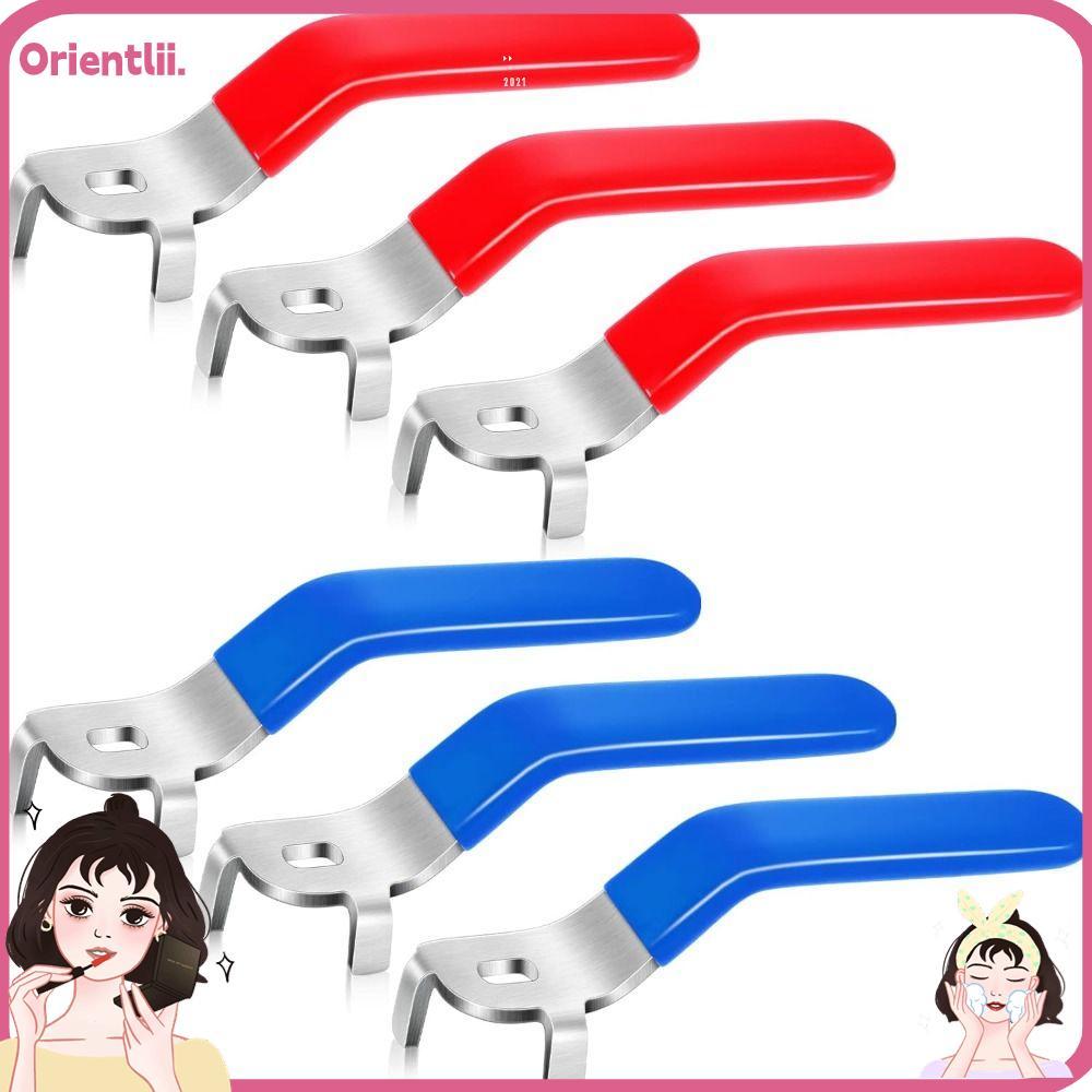 ด้ามบอลวาล์ว ORIENTTK ประแจวาล์วน้ําชุบโครเมียมทนต่อการกัดกร่อน, ชิ้นส่วนทดแทนด้ามจับก๊อกน้ํากลางแจ้งอเนกประสงค์ตามหลักสรีระศาสตร์