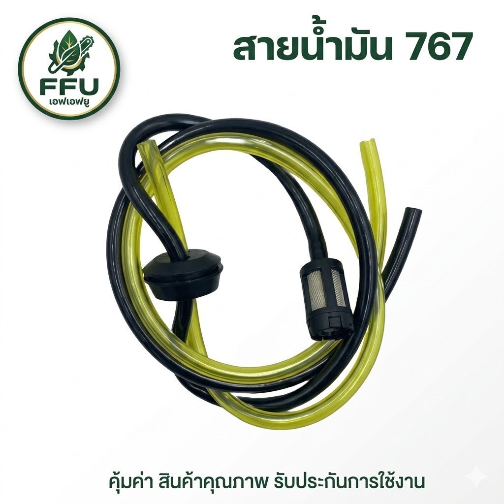 FFU สายน้ำมัน ชุดสายน้ำมัน เลื่อยยนต์/เครื่องพ่นยา 767 070 GX35 3800 1700 5200 MS180 MS381 260 ครบทุกรุ่น เกรด A