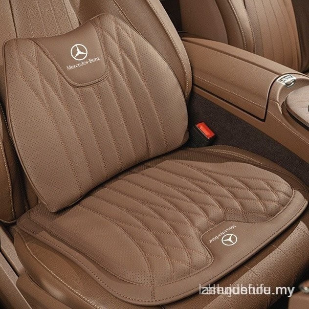 เหมาะสําหรับ Mercedes-Benz เบาะหนัง E-Class E300L/C-Class C260L/A-Class A200L/GLC เบาะเอว Four Seaso
