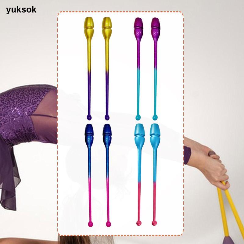 คฑาสำหรับยิมนาสติก Yuksok Rythmic ขนาด 35 ซม., ผลิตจากABS สำหรับการออกกำลังกาย, เหมาะสำหรับการฝึกละเอียดและการแสดง