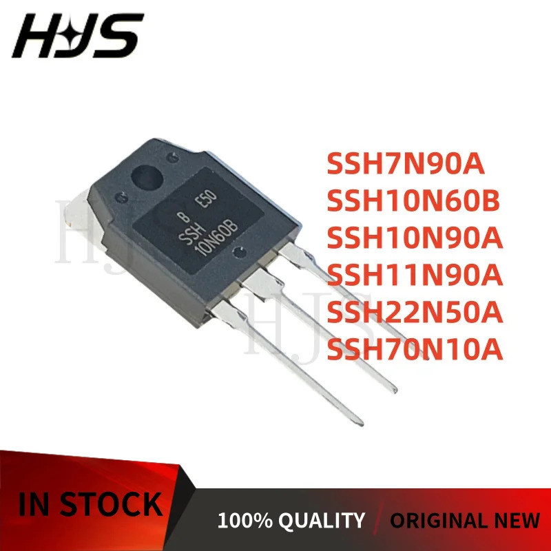 10 ชิ้น/ล็อตใหม่ SSH11N90A SSH10N90A SSH10N60B SSH70N10A SSH22N50A SSH7N90A TO-3P MOSFET ชิปทรานซิสเ