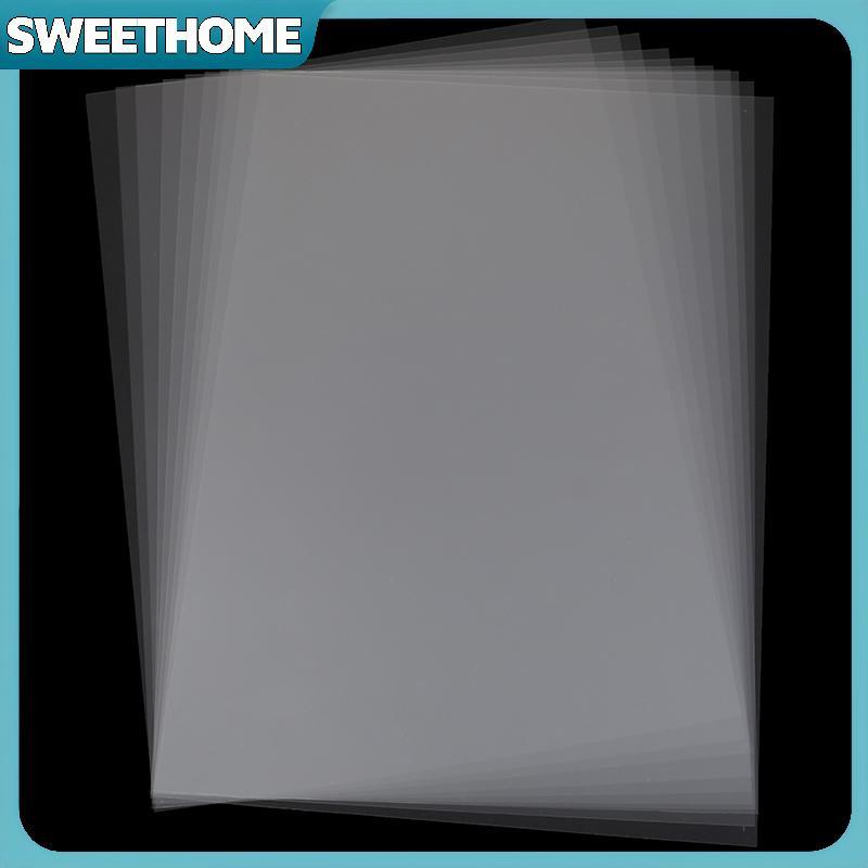 SWEETHOME 10 ชิ้น A4 Inkjet Laser Printing Transparency Film กระดาษถ่ายภาพ PCB Stencils