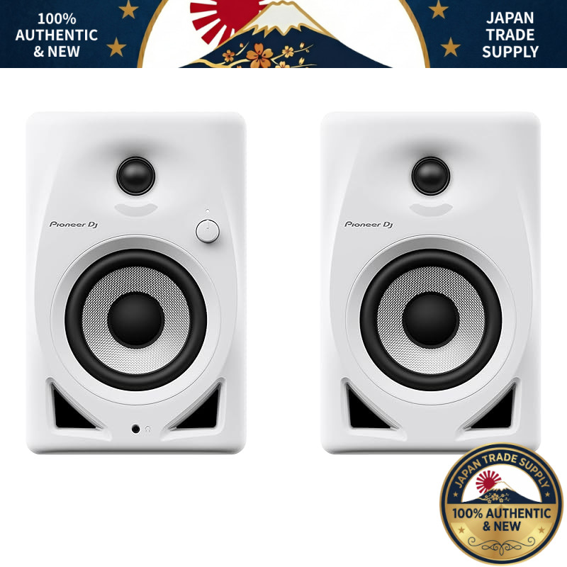 Pioneer DJ 4-Inch 2-Way Active Monitor Speaker DM-40D-W (White) [07 TOUR]