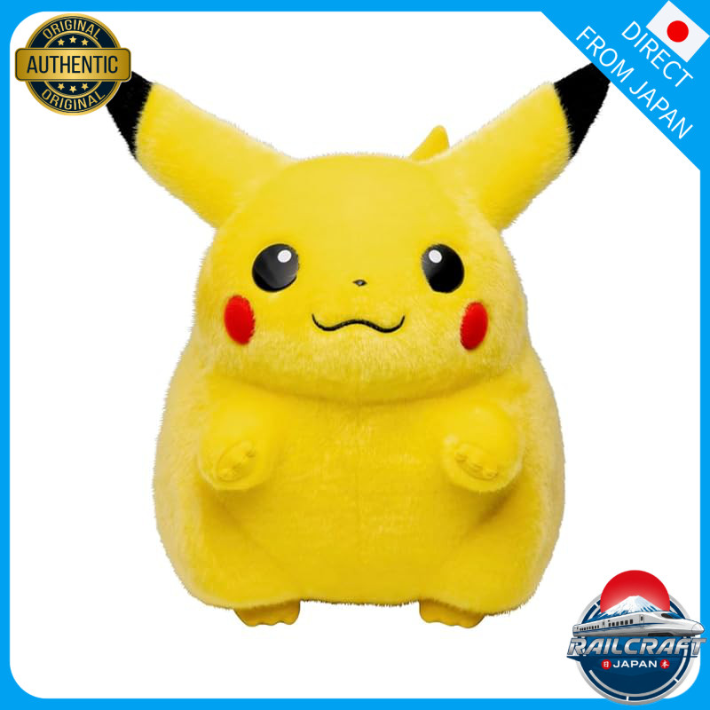 TAKARA TOMY Pokémon Plush Toy Collection - Pikachu, Lucario, and Smartphone Rotom SHAKE