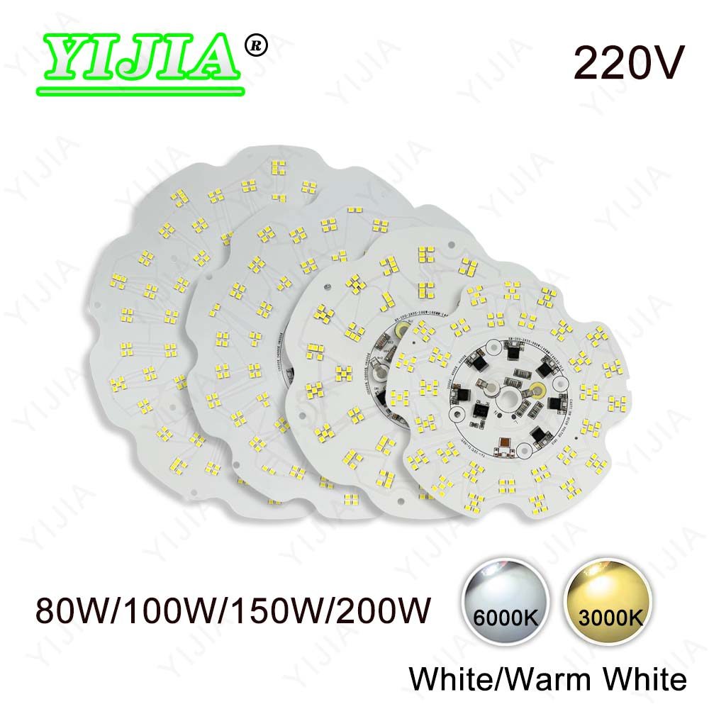 ไฟ LED 200W 150W 100W 80W โดยตรง AC 220V SMD 2835 UFO แผงโคมไฟสําหรับ High Bay Light Commercial อุตสาหกรรมโคมไฟ Replate