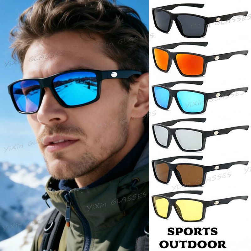 แว่นตากันแดด Windproof และ Sandproof สำหรับผู้ชาย ป้องกัน UV400 ใช้ได้ทั้งการขับรถจักรยานยนต์และทำกิจกรรมกลางแจ้ง