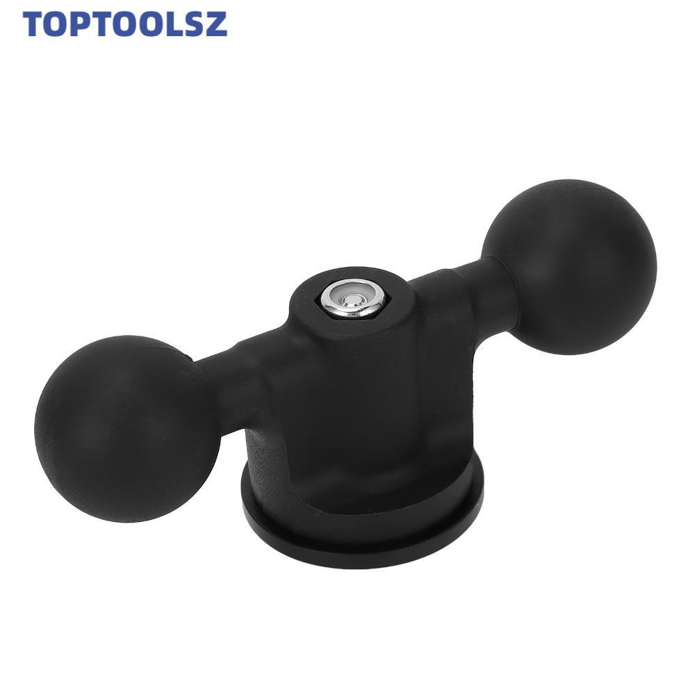 TOPTOOLS Ball Mount, ไนล่อนยาง B ขนาด Track Ball, ทนทาน Quick ใส่ 1 นิ้ว Ball Non Slip Track Base Ba