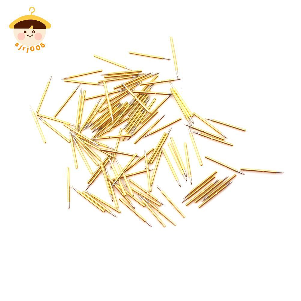 〔8C05〕 100 ชิ้น P75-B1 Dia 1.0 มม.Cusp Spear ฤดูใบไม้ผลิโหลด Test Probes Pogo Pins เครื่องมือ 〔8C〕