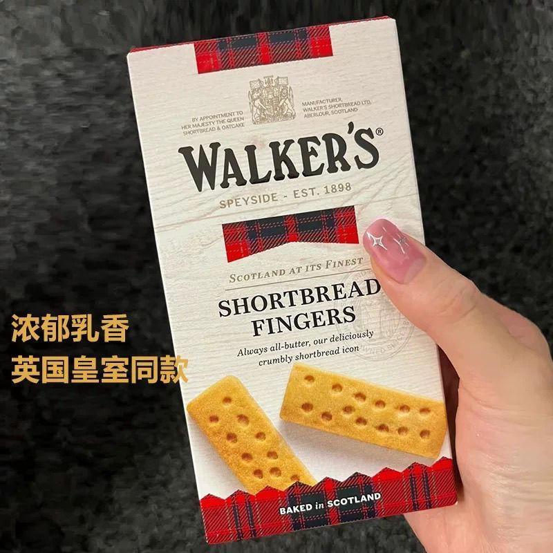 British Walkers Walkers คุกกี้เนยข้าวโอ๊ต 160g บิสกิต คุกกี้ข้าวโอ๊ตรสนมดั้งเดิม 4/27/B