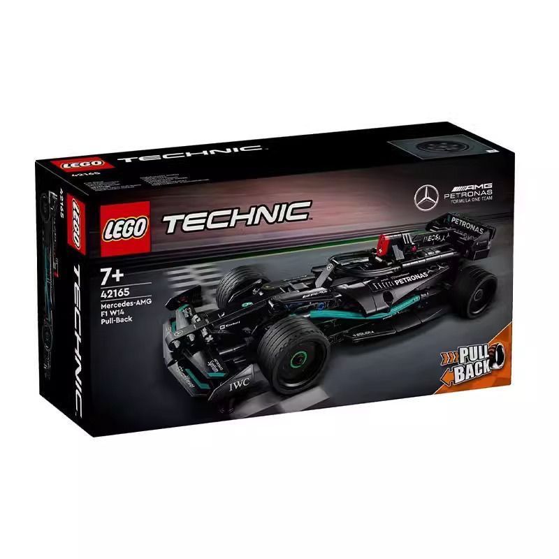 Building Blocks Machinery Series 42165 Mercedes Pull Back Racing Toy F1