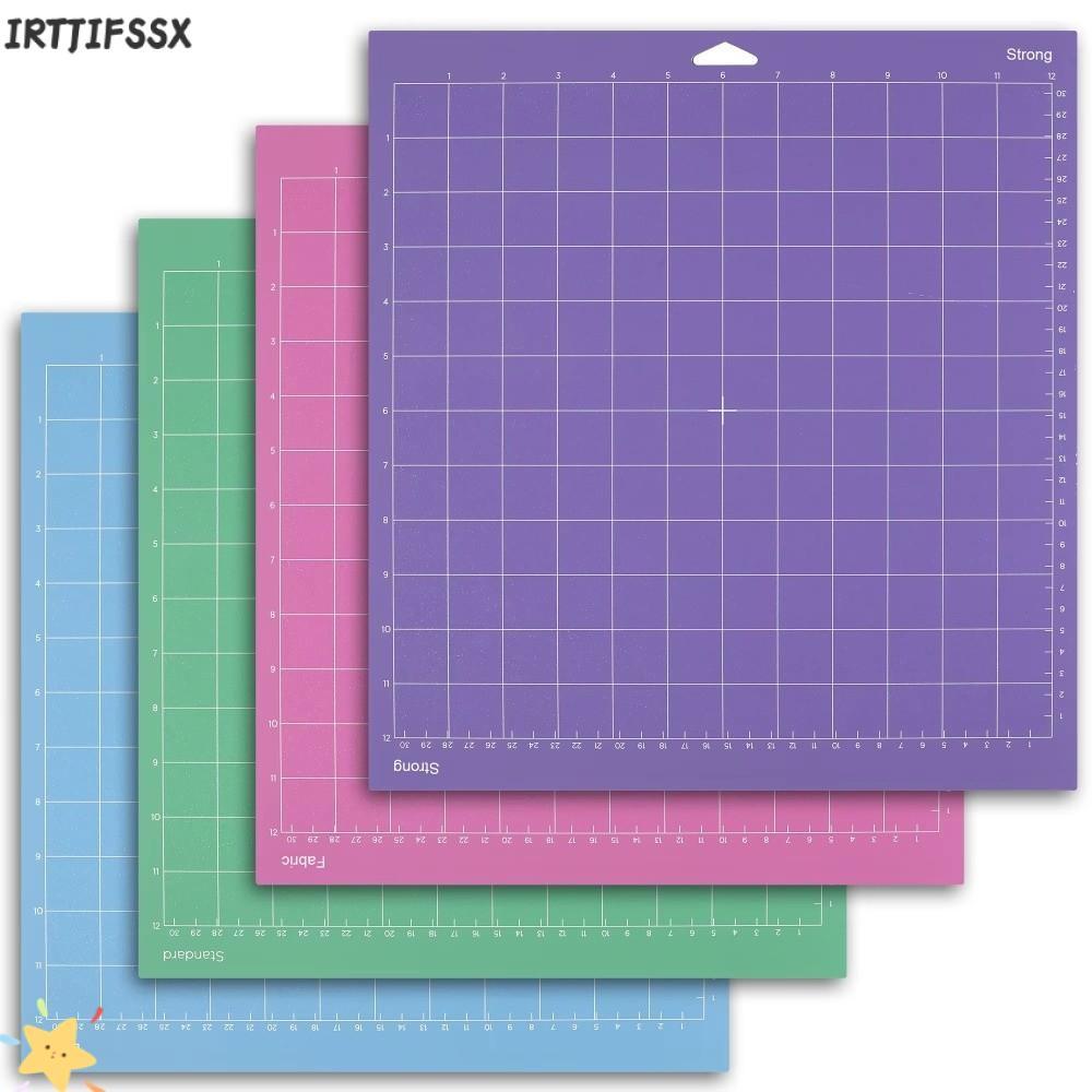 แผ่นรองตัด IRTJIFSSX, แผ่นรองตัด PVC กาว, ด้ามจับแข็งแรงกันลื่นที่ทนทาน Cameo Silhouette Cricut Mat 
