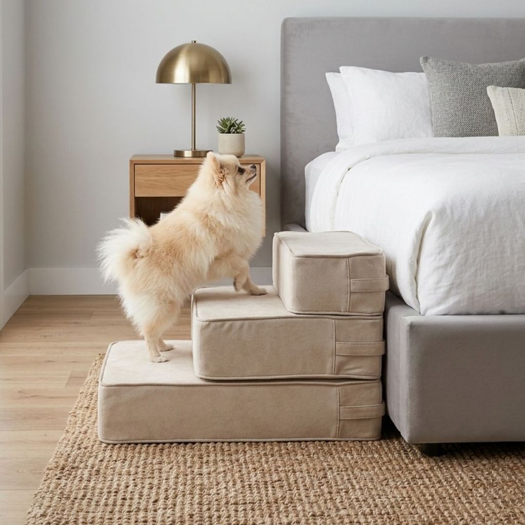 Looms เบาะสัตว์เลี้ยง รุ่น DEMIE สีครีม (41x61x40 ซม.) แบรนด์ LOOMS