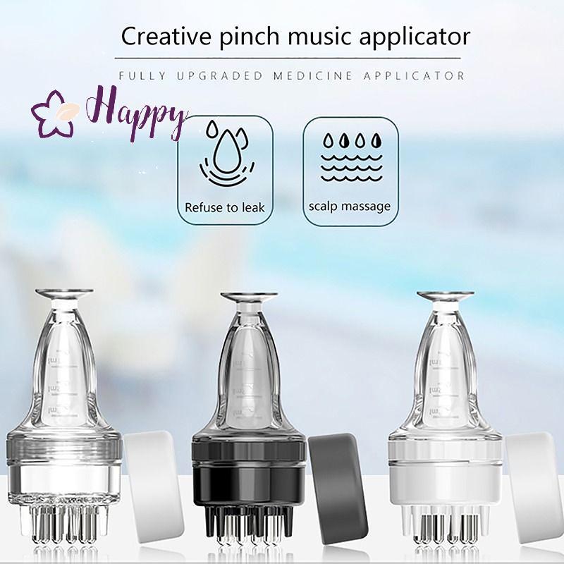 <Happybay> Scalp Applicator Liquid Comb สําหรับผม Scalp Treatment Liquid Guiding นวดหวี Hair Growth Serum Oil ใช้กับขาย