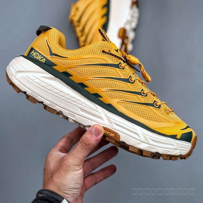 ระบายอากาศได้ดี Hoka Hoka Mafate Men Women Running Shoes.