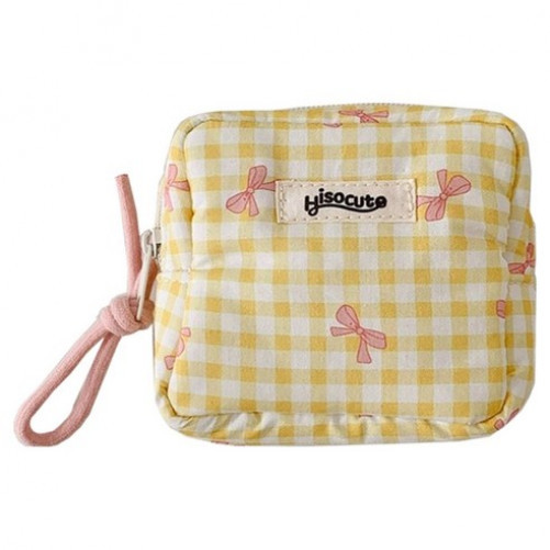 Beautrator.com Check Ribbon Mini Pouch