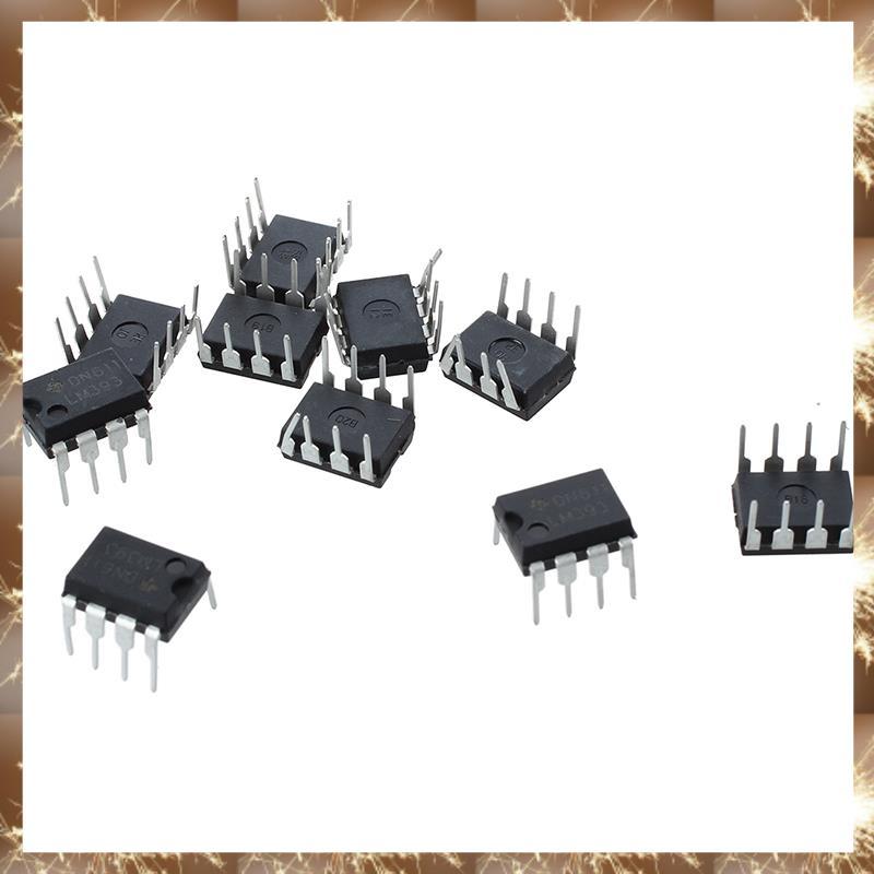 (YMN)10 PCS LM393N LM393 DIP-8 Low Power Dual Voltage Comparator