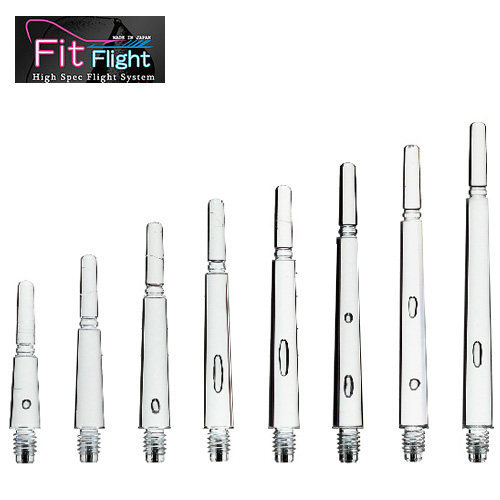 COSMO Fit Shaft ปกติไม่มีสีโปร่งใสมาตรฐาน Dart Shaft คริสตัล Dart Shaft