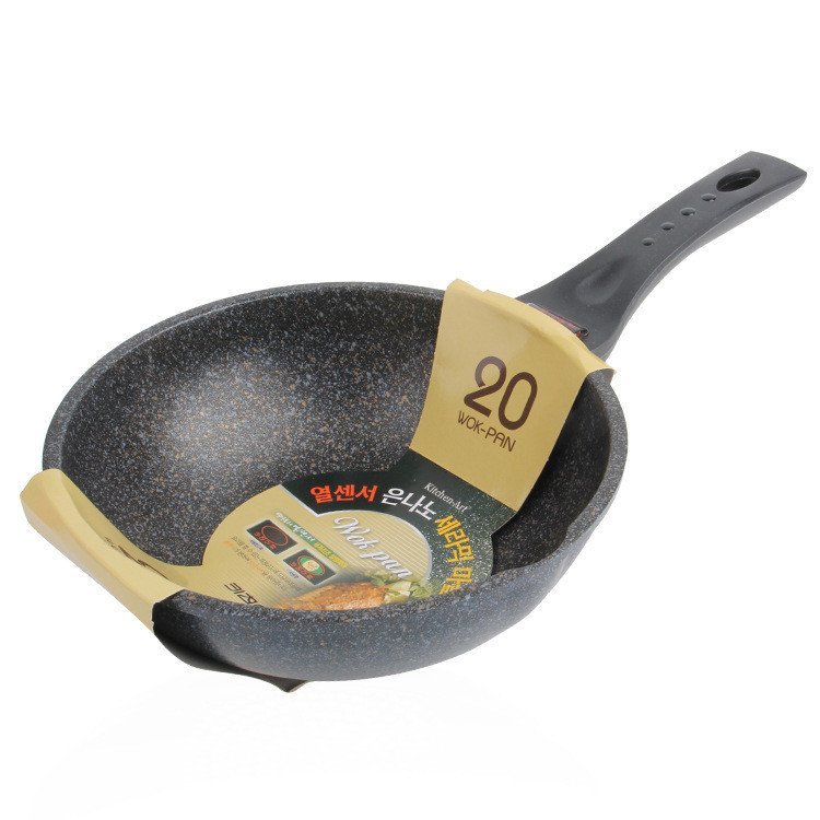 Non-Stick Pan เปิด Fire กระทะช้อน Fryer หินทางการแพทย์เกาหลีกระทะกระทะ Mail กระทะแพ็คขนาดเล็ก 26 ซม.