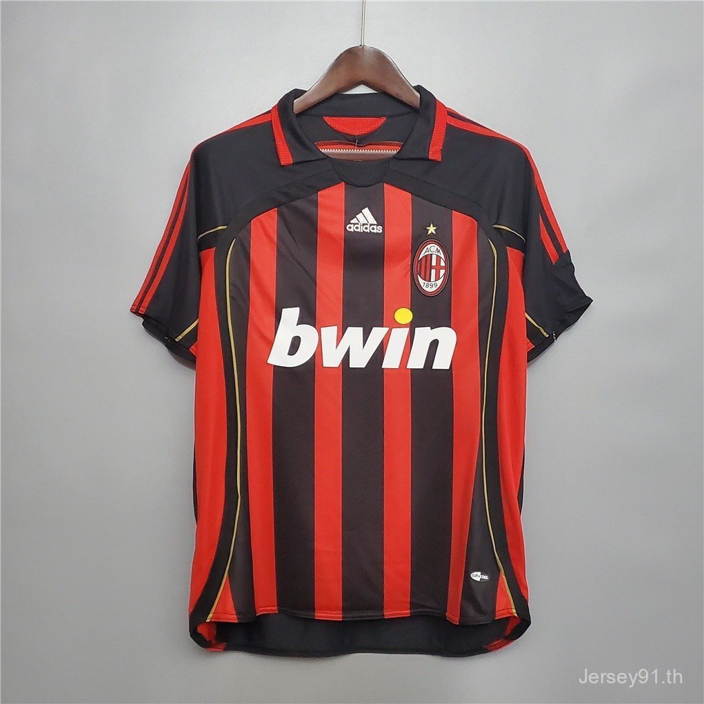 #AM 06-07 Home Retro Soccer Jersey Football #MALDINI #RONALDO #KAKA #INZAGHI