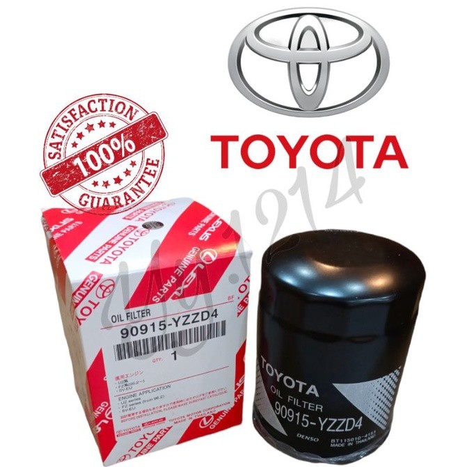 ใหม่ TOYOTA กรองน้ํามัน YZZD4 HILUX CAMRY INNOVA HARRIER FORTUNER INNOVA KUN25 KUN26 GUN125 KDH200 เ