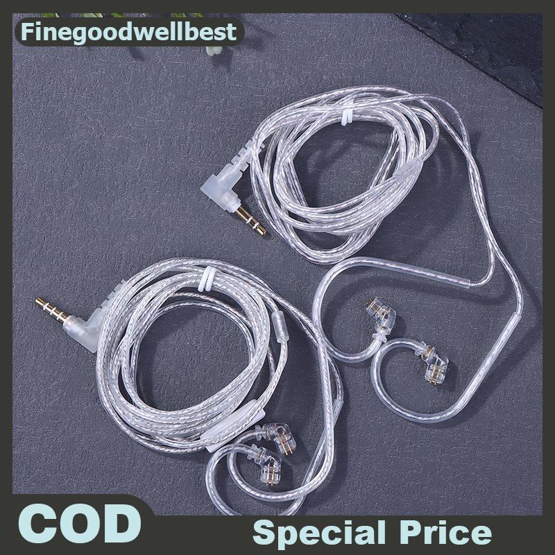 FBTH 3.5 มม.2PIN In Ear หูฟังแบบมีสาย KZ Silver Plated KZ หูฟังสายอัพเกรดพร้อมไมโครโฟน KZ หูฟังลวดร้