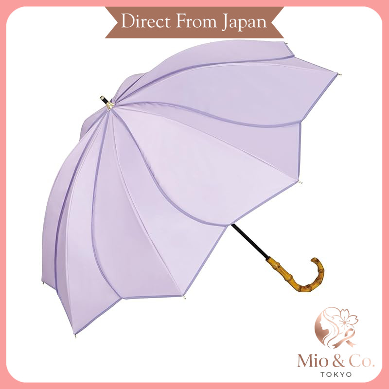 Wpc. Strong UV Umbrella UVO Long Umbrella / 8K Floral Lavender