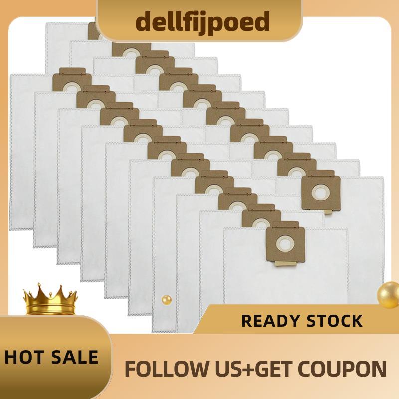 delfijpoedเปลี่ยนถุงเก็บฝุ่น 20 ชิ้นสําหรับ T7 T7/1 T8/1 T12/1 DS5300 เครื่องดูดฝุ่น 5 ชั้นกรองกระเป