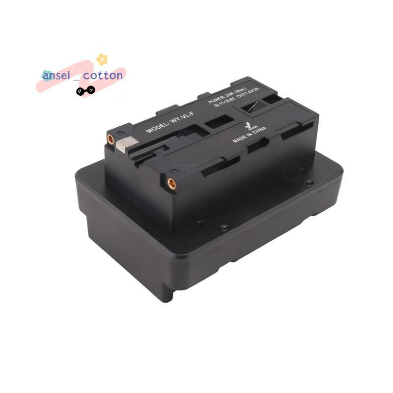 V Mount V-Lock แบตเตอรี่ NP-F F550 F570 F750 F970 Dummy แบตเตอรี่แปลงแบตเตอรี่แผ่น D-Tap สําหรับ LED