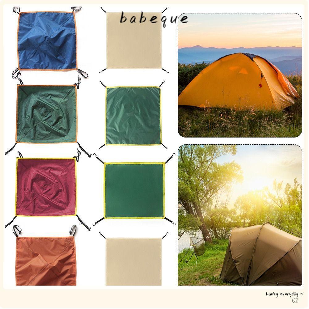 ผ้าคลุมผ้าใบกันน้ําเต็นท์ BABEQUE หลายขนาด 3-4 คนที่พักพิงดวงอาทิตย์อัตโนมัติ
