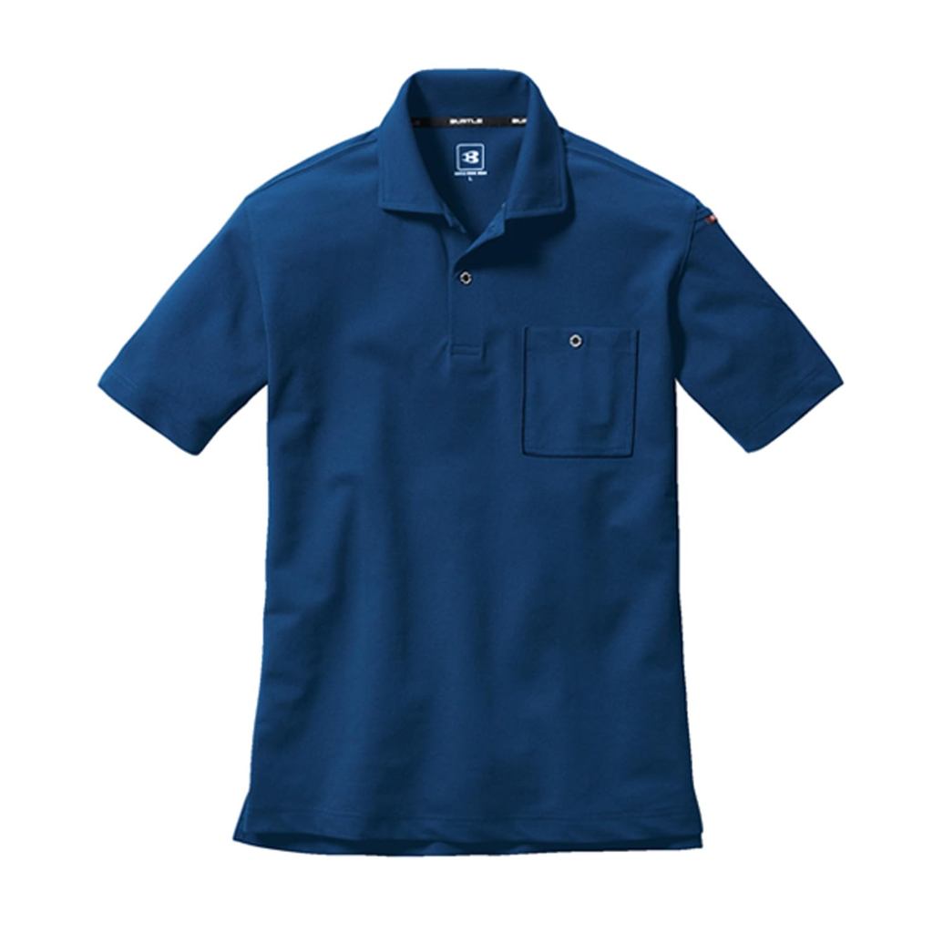 Burtle Short-Sleeve Polo Shirt 667-03-3L Navy 667-03-3L