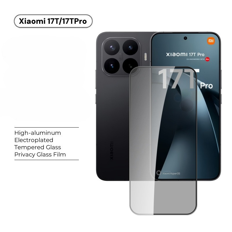 สําหรับ Xiaomi 17T 17T Pro Xiaomi 17T Pro กระจกนิรภัย Anti Peep ตัวป้องกันหน้าจอความเป็นส่วนตัว