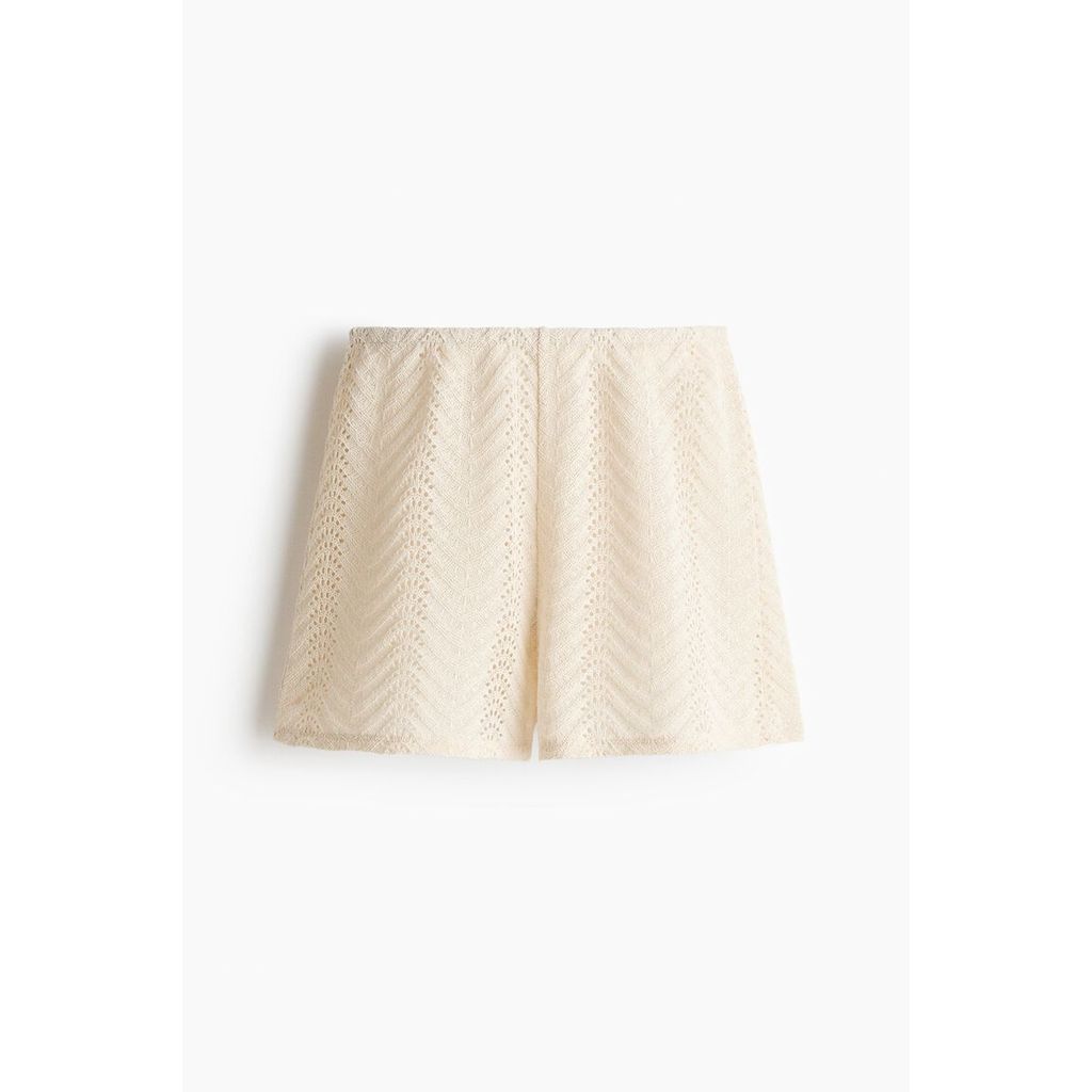 H&M(เอชแอนด์เอ็ม) กางเกงขาสั้นถักสวมใส่ง่าย ผู้หญิง 1343227_1
