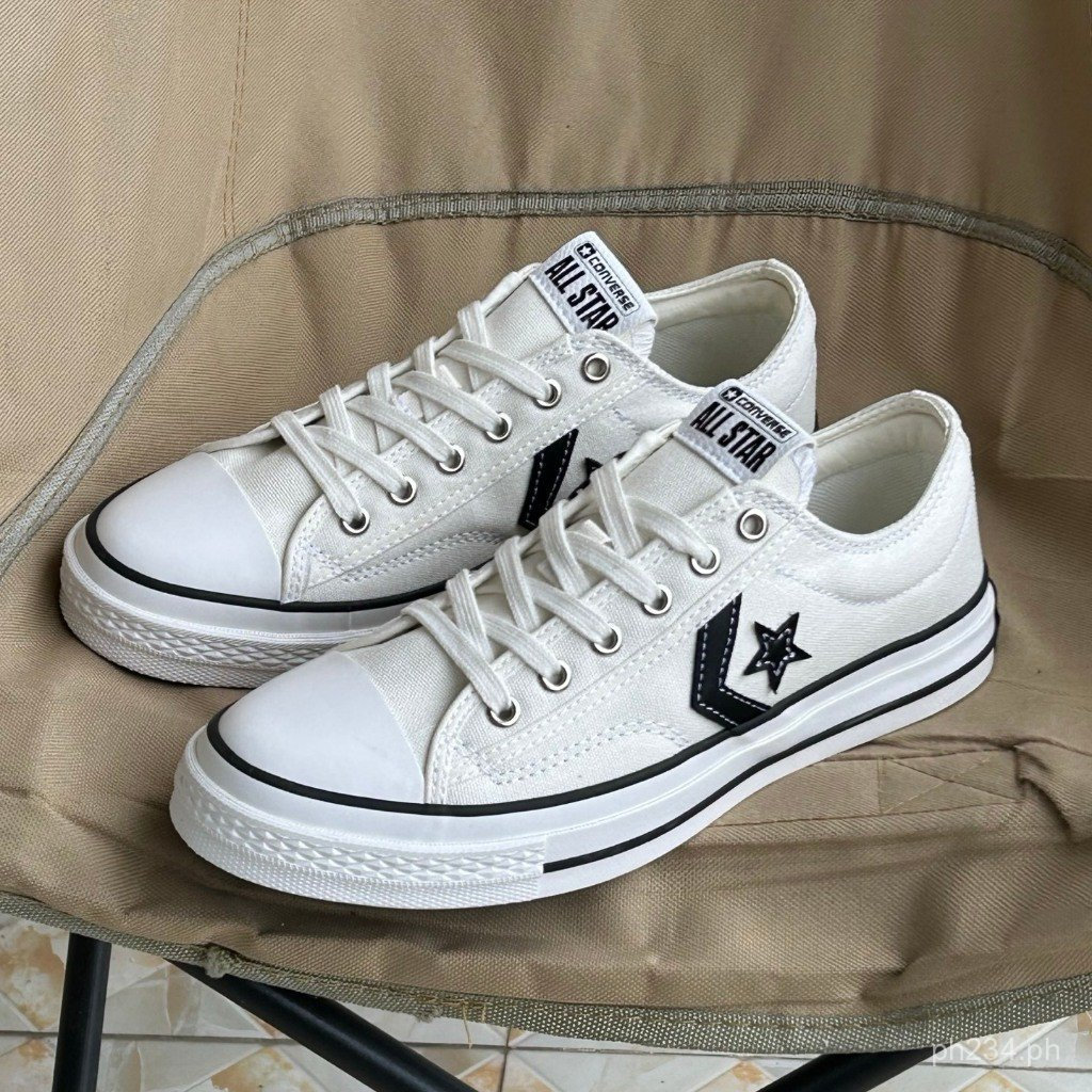 Star Low Top สีขาวสีดําผ้าใบ Retro รองเท้าผ้าใบสําหรับผู้ชายผู้หญิงรองเท้าสบายๆในสต็อกจัดส่งฟรี L3FX