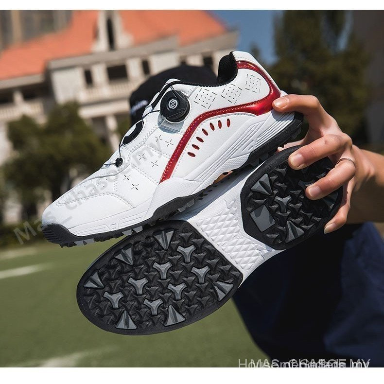 Footjoy ใหม่รองเท้ากอล์ฟกันน้ําผู้ชายขนาด 40-47 Luxury Golf รองเท้าผ้าใบกลางแจ้ง Anti Slip เดินรองเท้าคุณภาพรองเท้าผ้าใบ RH0Q AOT2