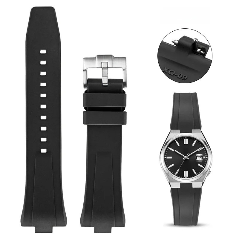 9mm Fluoro Rubber watch Strap for Citizen NJ0150 NJ0151 0155 watchband Quick Release Sport Waterproo