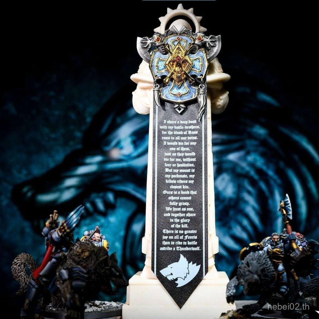 Warhammer 40 สินค้า Fenris Head Wolf Honor Space Wild Wolf เข็มกลัดสไตล์ใหม่ WUGU