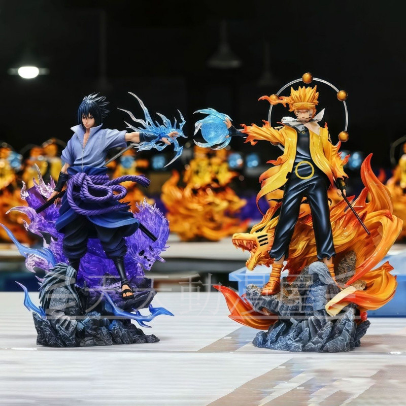 จัดส่งฟรี นารูโตะรุ่น AK สตูดิโอ Naruto Bond Uzumaki Naruto Uchiha Sasuke Resonance เครื่องประดับตุ๊กตากล่องของขวัญ