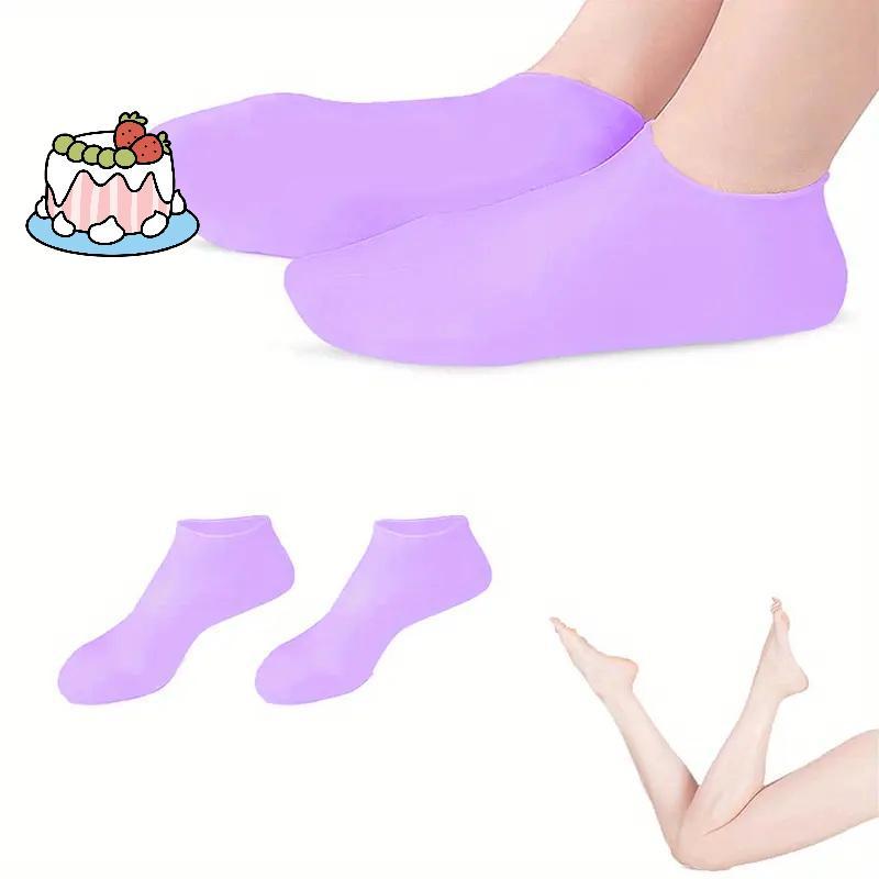 [Sep-t] 1 คู่ซิลิโคน Moisturizing Foot Sos สําหรับแห้ง Craed Feet Foot Care Sos Spa Pedicure Sos นวด