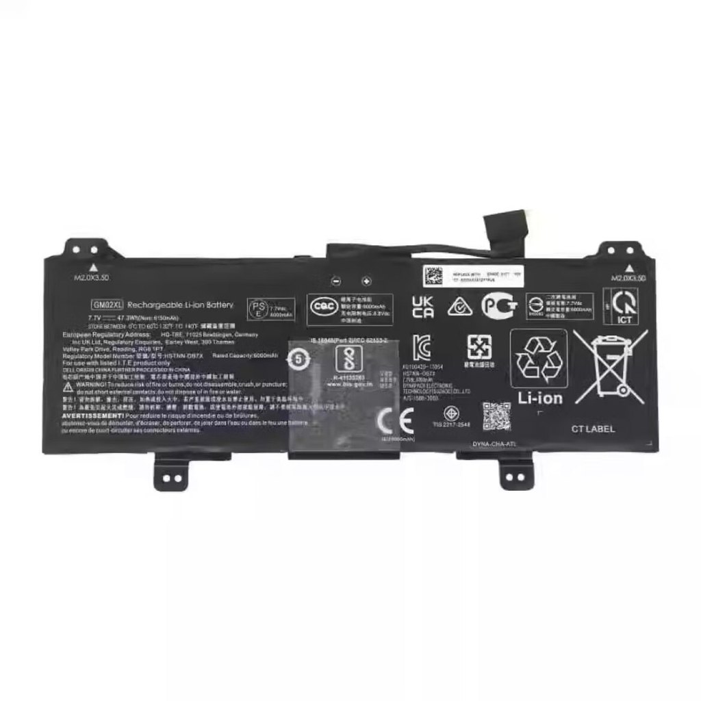 Applicable, HP Chromebook 14 G5 X360 11 G6 EE GM02XL Laptop Battery