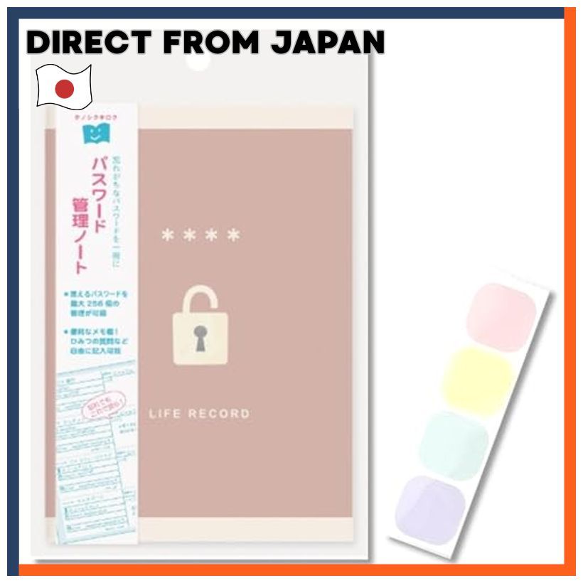 Password Keeper Password Management Notebook With Indexed Sticker Set
