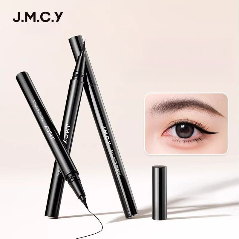 JMCY Hard Fine Tip Eyeliner Smooth Quick Dry Waterproof Long Wear Anti-Smudging Black Liner
